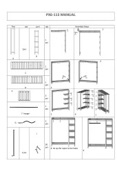 Pinoxi Ahşap Açık Dolap Gardırop Elbise Dolabı Büyük Boy - 5