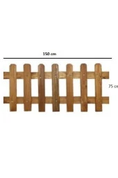 Pinoxi Ahşap Bahçe Çiti Büyük Boy 150x75 Cm - 2