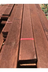 Ahşap Deck Kahverengi Zemin Döşeme 200 Cm 5 Adet - 1