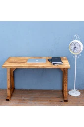 Masif Ahşap Çalışma Masası Ofis Masası - 3