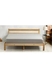 Pinoxi Masif Ahşap Karyola Çift Kişilik 160x200 cm - 3