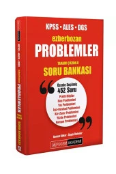 Pegem Kırmızı Problemler KPSS-ALES-DGS Tamamı Çözümlü Soru Bankası - 1