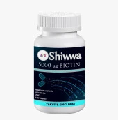 SHİWWA BİOTİN, HİDROLİZE KERATİN, VİTAMİN B5, ÇİNKO 120 tablet - 1