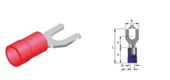 8068-6 LV 1,5MM ÇATAL TİP UÇ (800ADET) ONKA - 1
