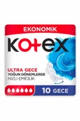 Kotex Ultra Double Gece Ped 10 Adet - 1