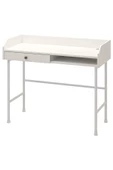 HAUGA Beyaz Renk 100x84 cm Çalışma Masası Çekmeceli - 1