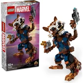 LEGO Marvel 76282 Rocket ve Bebek Groot (566 Parça) thumbnail 1