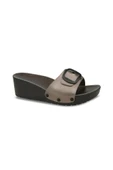 Ceyo 9969-9 Dolgu Topuk Orthopedix Kadın Terlik Platin 36-40 - 1