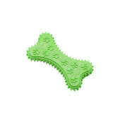 Zampa Pati Desenli Dikenli Plastik Kemik Medium 12 x 6 cm - 1