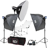 Gdx BM400 3'lü Paraflaş Set + Çekim Masası 1x2 Metre - 3
