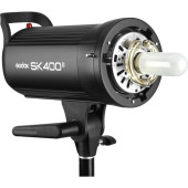 Godox SK400 3'lü Paraflaş Set + Seyyar Fon Perde 3x3 Metre - 2