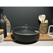 BENA LİFE 30 CM GRANİT BASIK TENCERE - 1