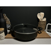 BENA LİFE 30 CM GRANİT BASIK TENCERE - 1