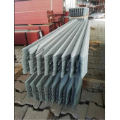 Antipas Boyalı Metlino 150 Cm 30x30 Köşebent 3 Delikli Bahçe Çit Direği Çit Demiri - 2