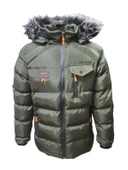 Es Booz E01347 Çocuk Erkek Kapüşonlu Kürklü Spor Mont - 5