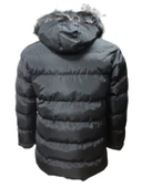 Es Booz E01347 Çocuk Erkek Kapüşonlu Kürklü Spor Mont - 4