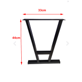 Sehpa Ayağı Metal Ayak Masif Ahşap Kütük Orta Sehpa Ayakları İZB05 - 1