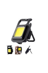 Led Anahtarlıklı Metal Kasa El Feneri Şişe Açacağı Usb’li Şarj Edilebilir Cep Boy Cob Led 800mah - 3