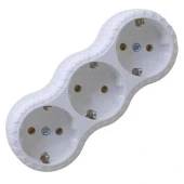 Golyat Topraklı 3 Lü Çoklu Grup Priz Çoğaltma Üçlü Fiş Piriz - 4