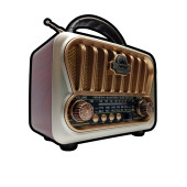 MN6 NS-09 nostaljik radyo/Tws Destekli/18650 Li Pil/Ses bombasi - 1