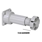 Ayarlanabilir Dolap Mobilya Kanepe Tezgah Yükseltme Yükseltici Ayağı 10 Cm Gri Ayakları (10 ADET) thumbnail 3