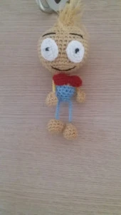 Maskot Minnoşlar Amigurumi Organik Anahtarlık Oyuncak - 2