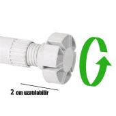 Ayarlanabilir Dolap Mobilya Mutfak Tezgah Yükseltme Yükseltici Ayağı Ayarlı 15 Cm Gri Ayakları - 3