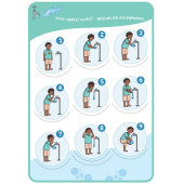 Abdest ve Namaz Öğreten YAZ Sil Kitabı (Laminasyonla Kaplı) - 3