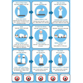 Abdest ve Namaz Öğreten YAZ Sil Kitabı (Laminasyonla Kaplı) - 4