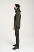 Exuma 2311100 Erkek Haki Yağmur Rüzgar Geçirmez Softshell Mont - 7