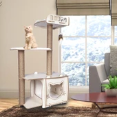 Pati Homes Katlı Yataklı Kedi Tırmalama Oyun Evi - 3