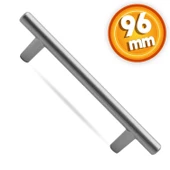 10 Adet Gül Boylu Mat Krom Mobilya Mutfak Dolap Çekmece Dolabı Metal Kulpu Kulbu Kulpları 96 Mm - 6