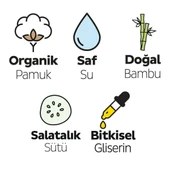 Sleepy Islak Havlu Mendil 90 Yaprak Natural Yenidoğan 2 Li Set 180 Yaprak Plastik Kapaklı - 4