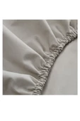 Lenast Lastikli Bebek Çarşafı Beyaz Ve Gri Renk 60x120 cm - 2
