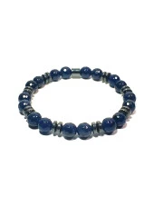 JTSS24DOB1424 JANTİ UNISEX BİLEKLİK JADE ELMAS KESİM HEMATİT DOĞALTAŞ TASARIM GARANTİLİ - 1