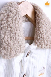 Babyhola 1.5 tog Kadife Pamuk Astar Bebek Çocuk Dolgulu Bomber Kaban 13454 - 4