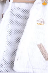 Babyhola 1.5 tog Kadife Pamuk Astar Bebek Çocuk Dolgulu Bomber Kaban 13454 - 6