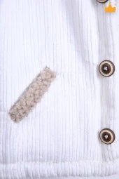 Babyhola 1.5 tog Kadife Pamuk Astar Bebek Çocuk Dolgulu Bomber Kaban 13454 - 7