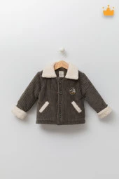 Babyhola 1.5 tog Kadife Pamuk Astar Bebek Çocuk Dolgulu Bomber Kaban 13454 - 8