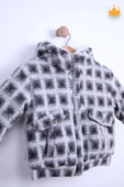 Babyhola 1.5 Tog Kapşonlu Pamuk Astar Bebek Çocuk Polar Kaban 12571 - 5