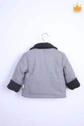 Babyhola 1.5 Tog Çıkarılabilir Kapşonlu Pamuk Astar Bebek Çocuk Dolgulu Kaban 13438 - 3
