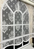 StorBurada Çift Mekanizmalı Ekru Tül Perde ve Ekru Stor Perde ST 121  Beyaz 140 x 260 - 4