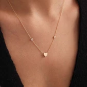 Altın Kalpli Kolye Aile thumbnail 2