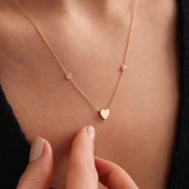 Altın Kalpli Kolye Aile thumbnail 3