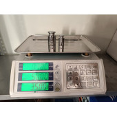 60 KG TERAZİ-ŞARJLI VE PİLLİ-FİYAT HESAPLAMA VE SAYIM-METAL PANEL-2 YIL GARANTİLİ - 1