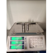60 KG TERAZİ-ŞARJLI VE PİLLİ-FİYAT HESAPLAMA VE SAYIM-METAL PANEL-2 YIL GARANTİLİ - 2
