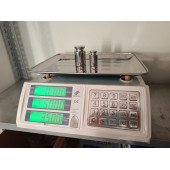60 KG TERAZİ-ŞARJLI VE PİLLİ-FİYAT HESAPLAMA VE SAYIM-METAL PANEL-2 YIL GARANTİLİ - 4