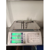 60 KG TERAZİ-ŞARJLI VE PİLLİ-FİYAT HESAPLAMA VE SAYIM-METAL PANEL-2 YIL GARANTİLİ - 5