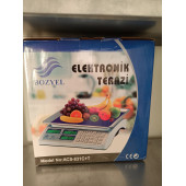 60 KG TERAZİ-ŞARJLI VE PİLLİ-FİYAT HESAPLAMA VE SAYIM-METAL PANEL-2 YIL GARANTİLİ - 7