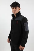 Obrano Outdoor Polar Ceket Softshell Kumaş Detaylı Tactical - 5